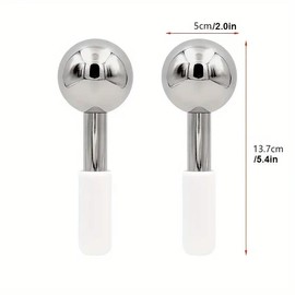 Ice Ball for Face & Eye, 2 Counts/set Facial Ice Ball, Skincare Ice Ball, Beauty Ice Ball, Cold Compress Ice Ball