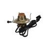B&P Lamp® #2 Electric Burner Antique Brass Plated with Black