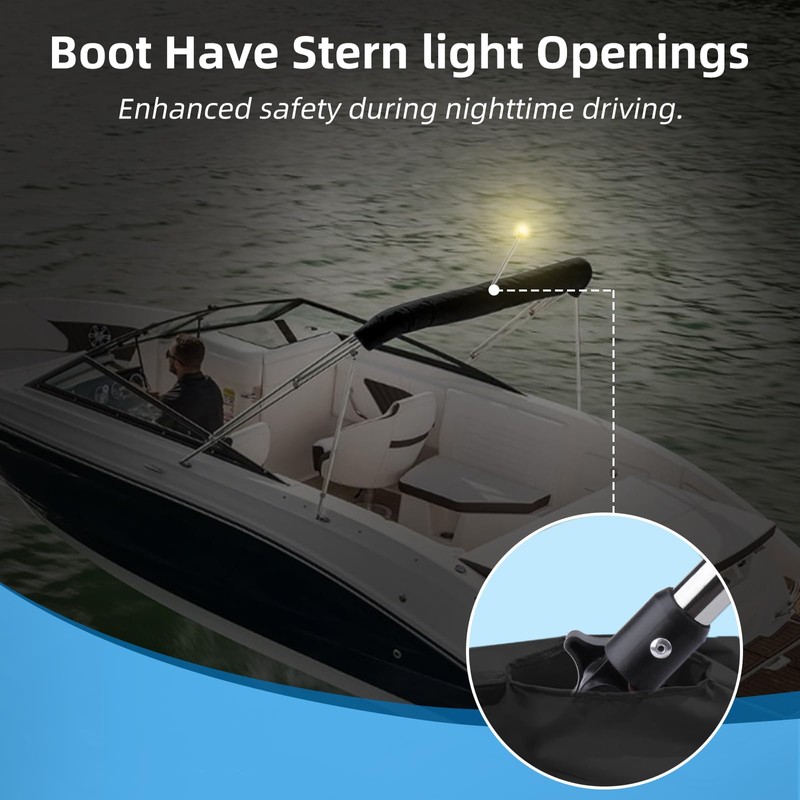 Seapisode 600D Bimini Top Storage Boot, Storage Boat Replacement Cover