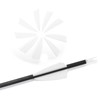 1.75 Inch Plastic Arrow Feathering Shield Shape Rubber Feathers Plastic