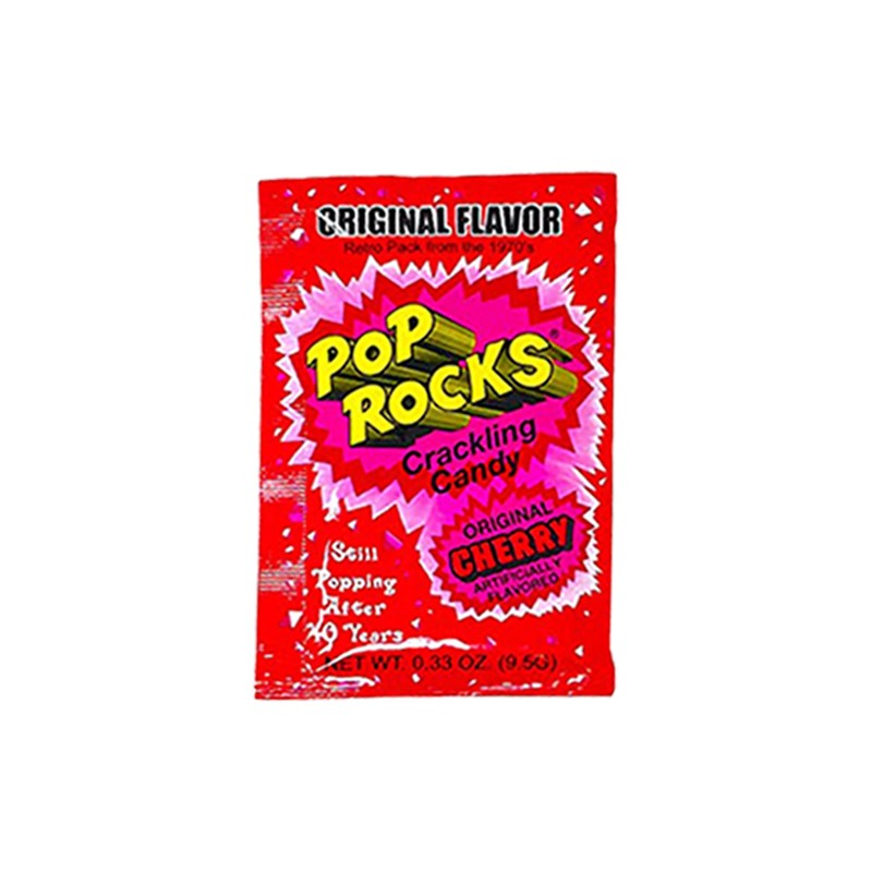 Pop Rocks Original Cherry Bulk (0.33 oz) – 72 Pack