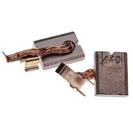 vhbw 2 x Carbon Brush, Motor Carbon, Abrasive Carbon 3 x 10 x 13.4 mm Compatible with Makita BHP456, BHP458, BSF451, BTD130, BTD134, BTD146 Power Tool