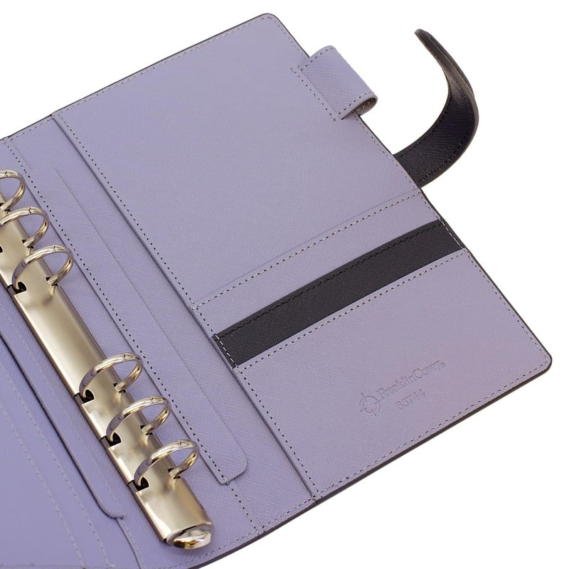 Franklin Planner 65744 Bonded Leather Fiber Binder Compact 20mm Navy