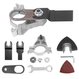 Angle Grinder Conversion Head Kit, Multifunctional Angle Grinder Converter Set, Angle Grinder Converter, Tungsten Steel, Multifunctional Oscillating Tool Adapter Set for Cutting Wood
