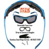 WYND Blocker Large Motorcycle Riding Glasses Extreme Sports Wrap Sunglasses,