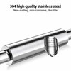 Stainless Steel Rolling Pin,Long Dough Roller for All Baking Needs