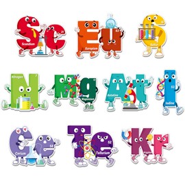 Pasimy Science Matters Bulletin Board Decorations Cute Classroom Banner and Posters Paper Cutouts for Elementary Middle School Decorations Home Office Wall Living Room Themed Party Supplies