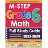 M-STEP Grade 6 Math Full Study Guide: Comprehensive Review +