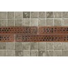 Premier Copper Products T18DBH 1-Inch x 8-Inch Hammered Copper Tile