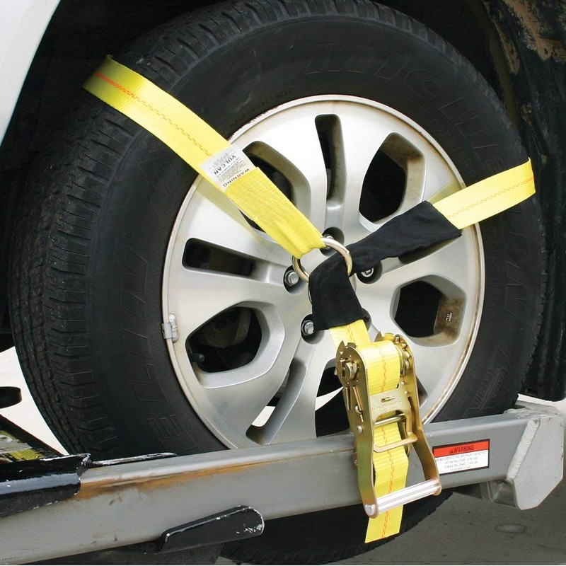 VULCAN Economy Car Tie Down Kit with 4 Lasso Straps,