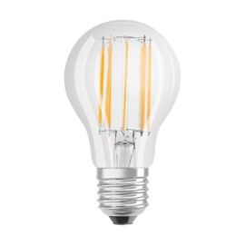 OSRAM LED Star Classic A, Socket: E27, Non-Dimmable, Warm White, Replaces a Standard 100 Watt Bulb, Filament, Pack of 3 x 2