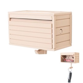 nnOuOnn Car Garage Key Holder with Opening Door, Key Holder for Wall, 3D Printed Key Organizer Funny Wall Mount, Easy Installation Keys Rack for Entryway Office Home Cars (White)