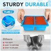 Walfos Silicone Freezer Tray with Lid - 1.5Cup Silicone Food