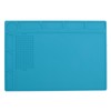 Silicone Soldering Mat with 25cm Scale Prevent Slipping Watch Repair