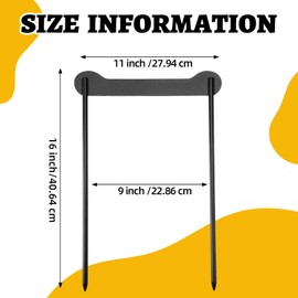 Shimeyao Metal Boot Scraper Outdoor 17 x 11 Inch Heavy Duty Shoe Scrubber Brush Cleaner for Mud, Dirt, and Snow Weather Outdoor Shoe Cleaning Tool