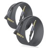 Elebase Paquete de 2 cables TRS para instrumentos de 1/4