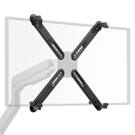 Universal VESA Mount Adapter - 17 to 32 Inch Monitor Screens to 75x75 and 100x100 VESA Mount, Holds Up to 22lbs