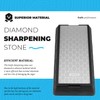 AWAOVV Double-Sided Diamond Sharpening Stone,Whetstone Honeycomb Plate with Non-Slip Base(400/1000