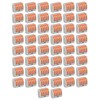 50Pcs Push Wire Wiring Connector Mini Fast Compact Connect Terminal