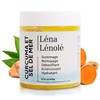 LÉNA LÉNOLE - Revitalizing Scrub - Dead Sea Salt and Turmeric - 300G - Nourishing Descaling Scrub Face & Body Cleanser - 100% Organic - Rich in Natural Minerals and Honey - France