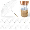 Cosblank 12 Pcs Wedding Umbrellas Bulk, 41 Inch Wedding Stick