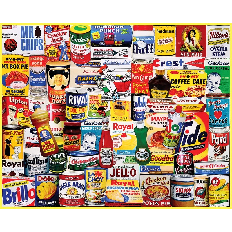 White Mountain Puzzles - Mom's Shopping List - 1000 Piece