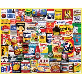 White Mountain Puzzles - Mom's Shopping List - 1000 Piece Jigsaw Puzzle for Adults