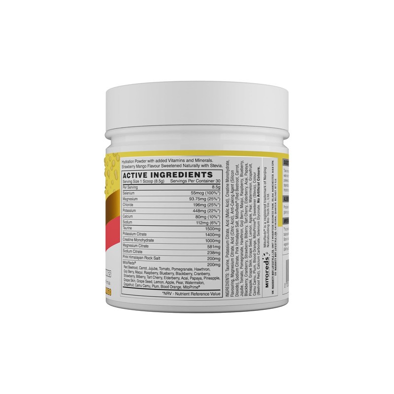 Naughty Boy Hydration Mix with Over 2400mg of Electrolytes, Added