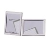 4 x 6-inch Silver Flat Edge Single Photo Frame with