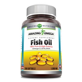 Amazing Omega Omega Fish Oil 1000 Mg 200 Softgels 1000 Mg Softgels                                                                                    
