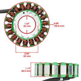 Caltric Stator For Kawasaki Vulcan 800 VN800 Classic 1996-2005