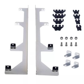 Auto Speed Performance Chrome Spark Plug Wire Divider Linear Separators Looms 7~9mm Fits V8 Valve Cover