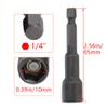 Utoolmart 1/4" Quick-Change Hex Shank 10mm Magnetic Nut Setter Driver