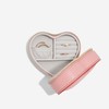 Stackers Pink Heart Travel Jewellery Box