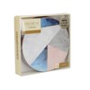 CreativeTops 'Geometric Palette' Printed Round Cork-Backed Drinks Coasters, 12 cm