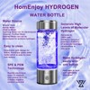 HomEnjoy Hydrogen Water Generator Bottle, SPE & PEM Technology, 14OZ