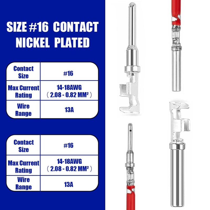 aikoolwer Deutsch Connector Kit 2 3 4 6 8 12