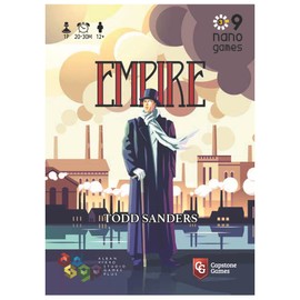 Capstone Games Nano9Games Volume 3: Empire - Capstone Games, Industrial Empire Building Strategy Board Game, 1 Player, 30 Min, Age 12+