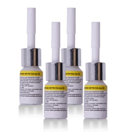 Ruichade Windshield Repair Kit, 4 Bottles 3ml Resin, Car Glass Repair Tools for Chips and Cracks (White)