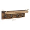 HRONRAD HRONRAD Rustic Key Holder for Wall, Farmhouse Wall Shelf