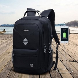 Student backpack, laptop storage, women's backpack, multi-laptop backpack, daily backpack Black