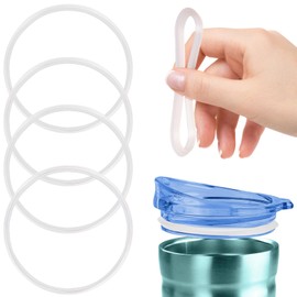 Lid Gasket for Bubba Envy 24oz Tumbler，4 Pack Gasket Seals Compatible with Bubba Water Cup，Anti-Seepage BPA Free