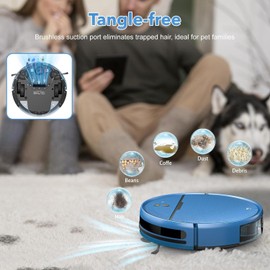 iMartine Robot Vacuum and Mop Combo, 2 in 1 Robot Vacuum Cleaner with WiFi - App