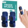 Genetgo Trigger Finger Splint, Mallet Finger Brace For Index, Middle,