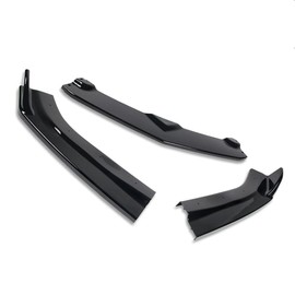 Front Bumper Lip Spoiler Compatible with Chevy Camaro LT LS SS 2016 2017 2018 3PCS ZL1 Style Front Bumper Lip Diffuser Splitter (Glossy Black)