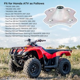 M MATI Rear Wheel Hub for Honda FourTrax 300 2x4 TRX300 4x4 TRX300FW 1988-1992 Recon 250 TRX250TM/TE 1997-2024 Rancher 420 2x4 TRX420TM/TE 4X4 TRX420FM 2007-2013 TRX200 D/SX 1986-1988 1990-1997