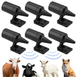 Lotbun 6 pieces wildlife warning for car, ultrasound, effective ultrasound against animals on the road, car deer warning, deer whistles for cars, wild whistle car, wild defence car