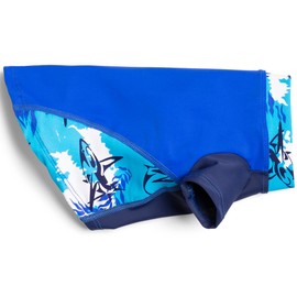 PlayaPup Dog Sun Shirt, USA Made (UPF 50+), Lago, Medium