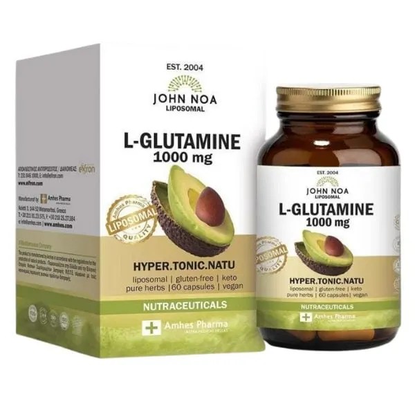 John Noa L-Glutamine 1000 mg Liposomal Formula 60 capsules