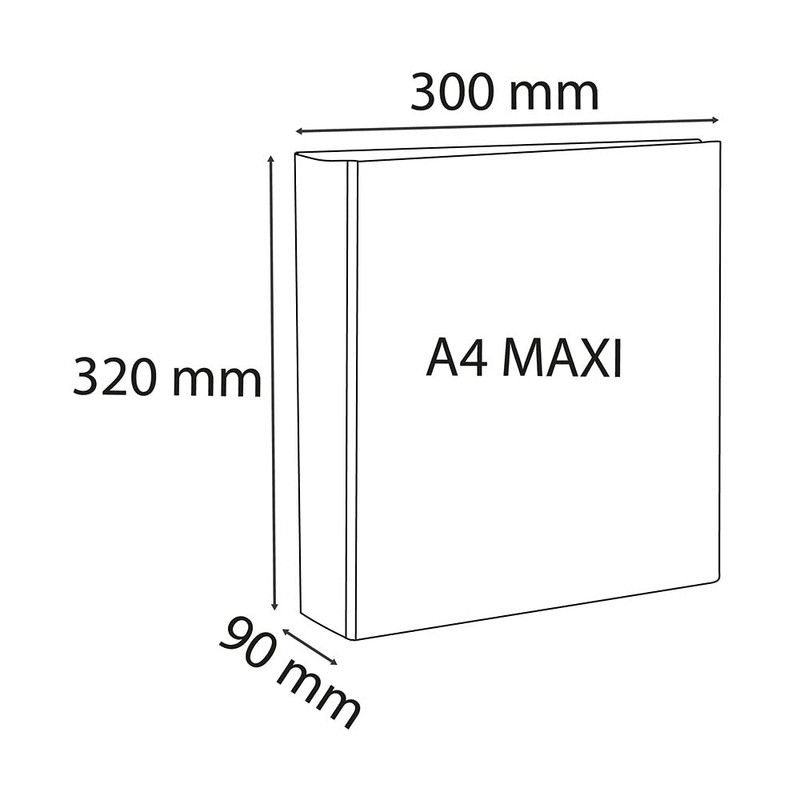 Exacompta KreaCover 51845NE Presentation Ring Binder Made of Opaque Plastic